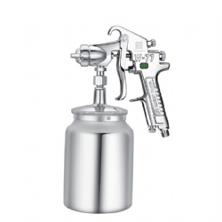 W-77 Pneumatic Spray Gun 2.0/2.5/3.0mm Caliber Nozzle with 400/1000cc Cup for Car DIY Craft Projects Paint Sprayer